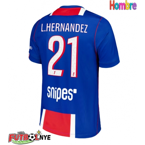 Camiseta Paris Saint-Germain Lucas Hernandez #21 Primera Equipación 2026-27 manga corta